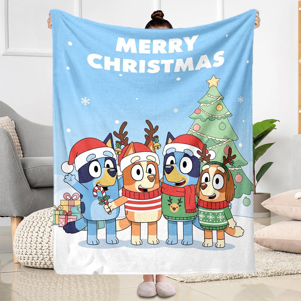 Merry Christmas Celebration Blanket Durable Comfort Perfect for Picnics Chair Sofa All-Season Use Stylish Decor Ideal Gift For Birthday Valentine'S Da