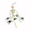 40cm Halloween Movable Skeleton Funny Simulated Human Skeleton  Bar Home Decor