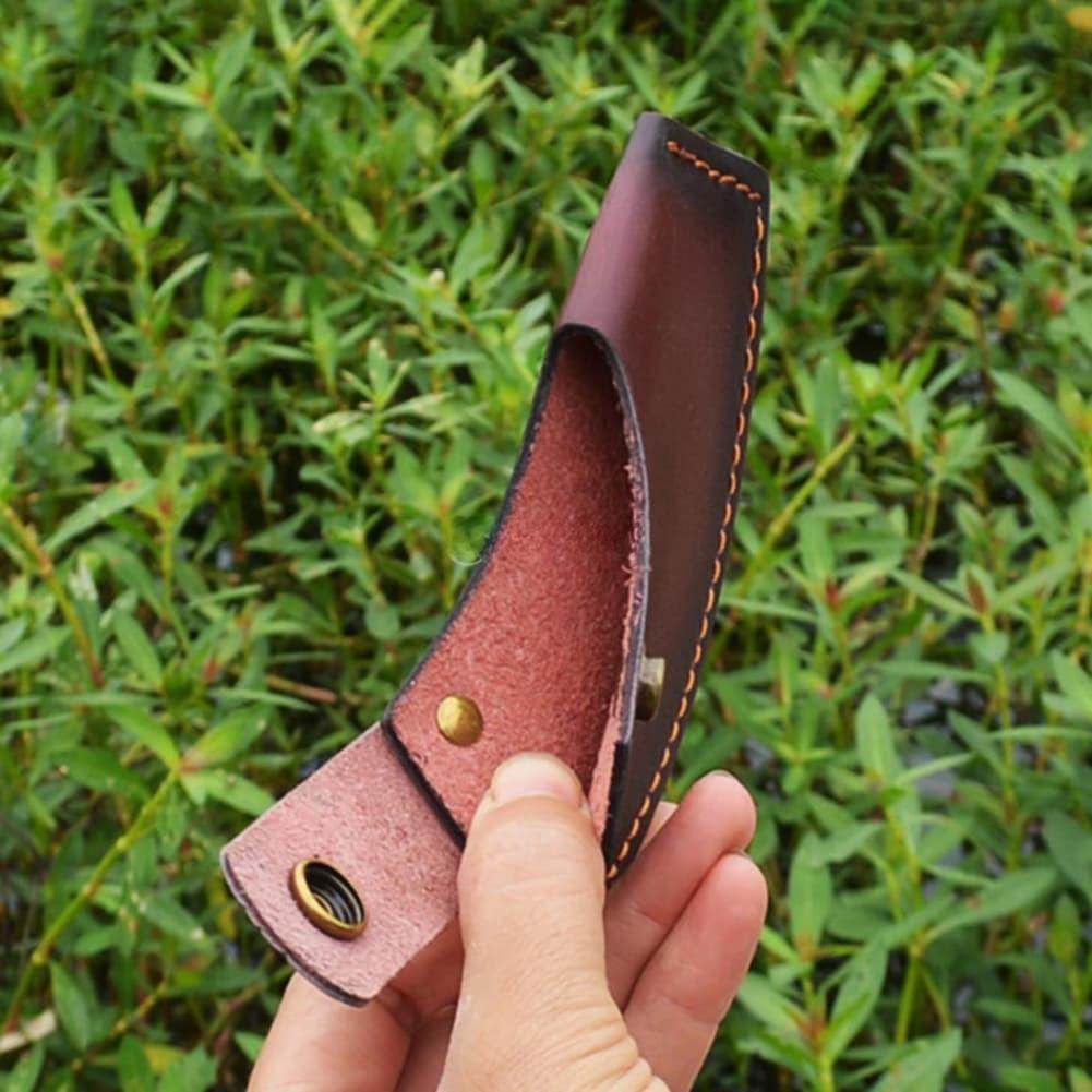 Secure Leather Cover for Axe with Quick Handle Access Built to Withstand Outdoor Conditions for Camping Hiking and Work Use