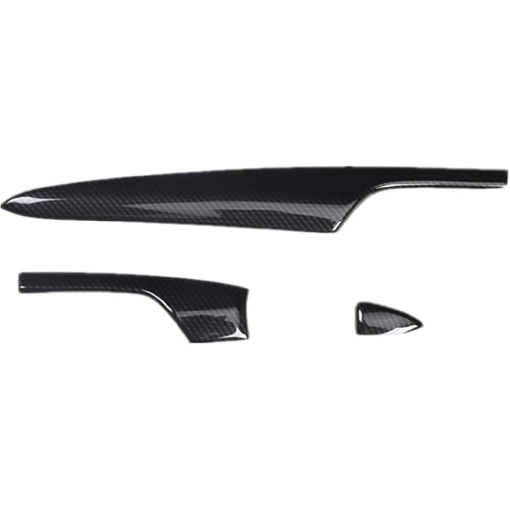 Carbon Fiber Look Interior Center Console Dashboard Panel Trim Cover for Cadillac ATS 2013-2019 ABS Plastic Dashboard Cover Decoration