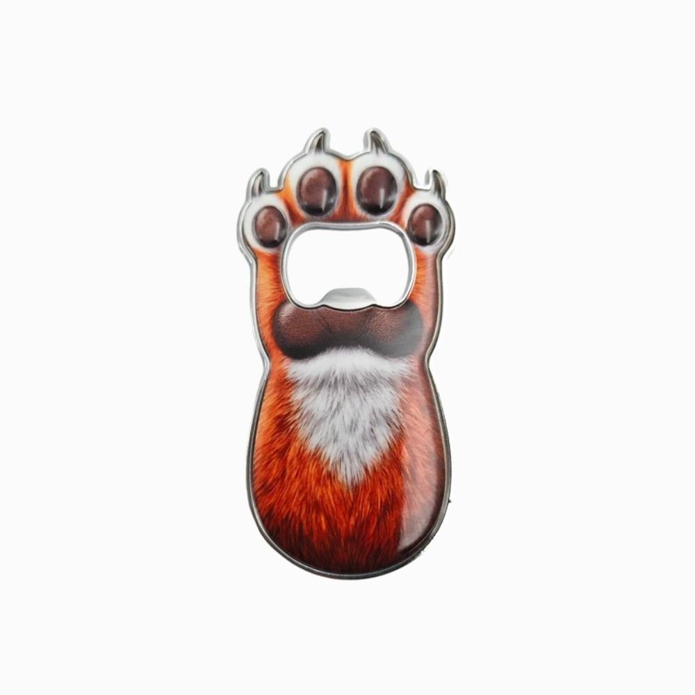 Zinc Zinc Zinc Alloy Cat Paw Bottle Opener Creative Magnetic Cap Remover Kitty Fridge Magnet Gift