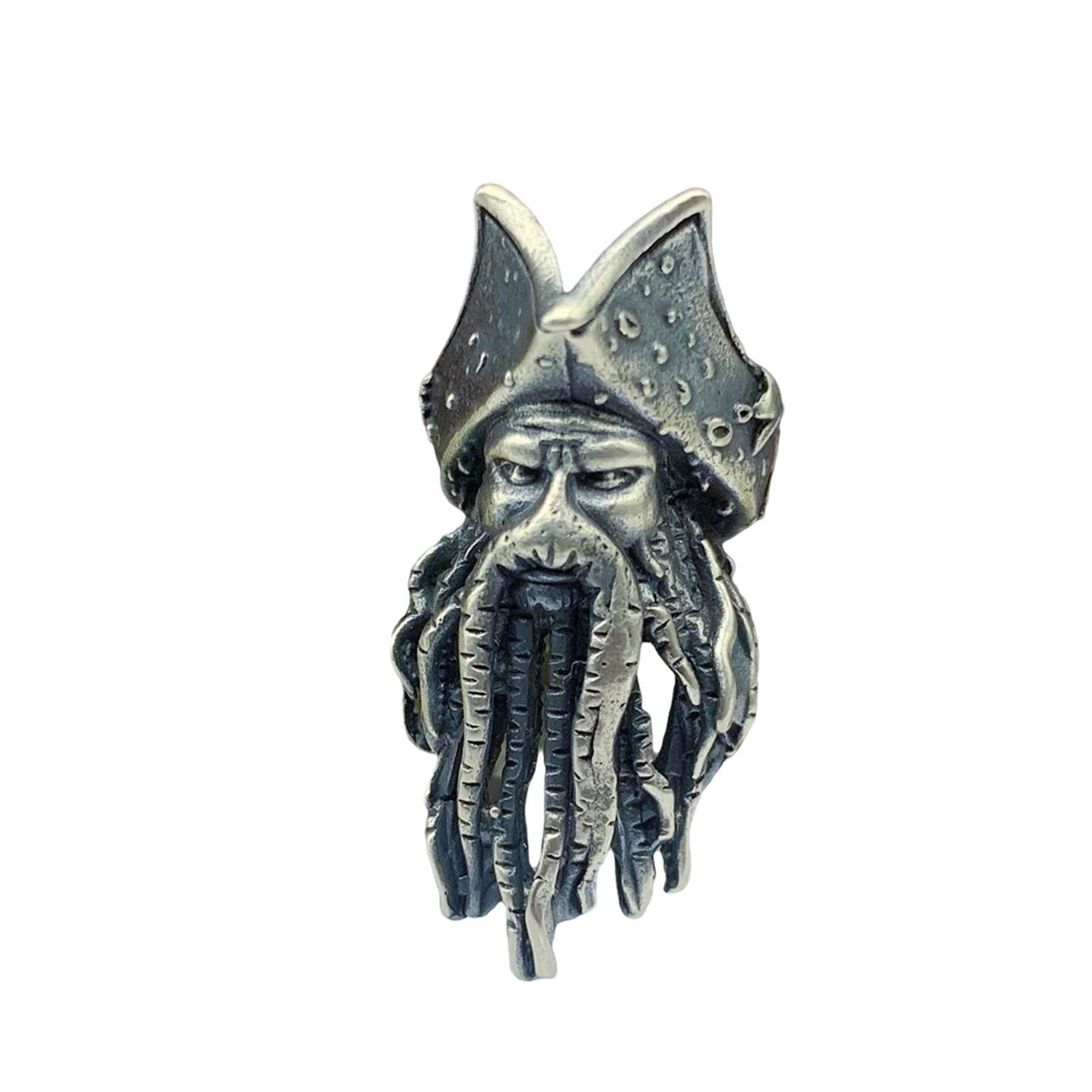 

Латунная подвеска с детализированной подвеской Морского короля, брелок-аксессуар, стильная подвеска, подарок для любителей моды и приключений 2