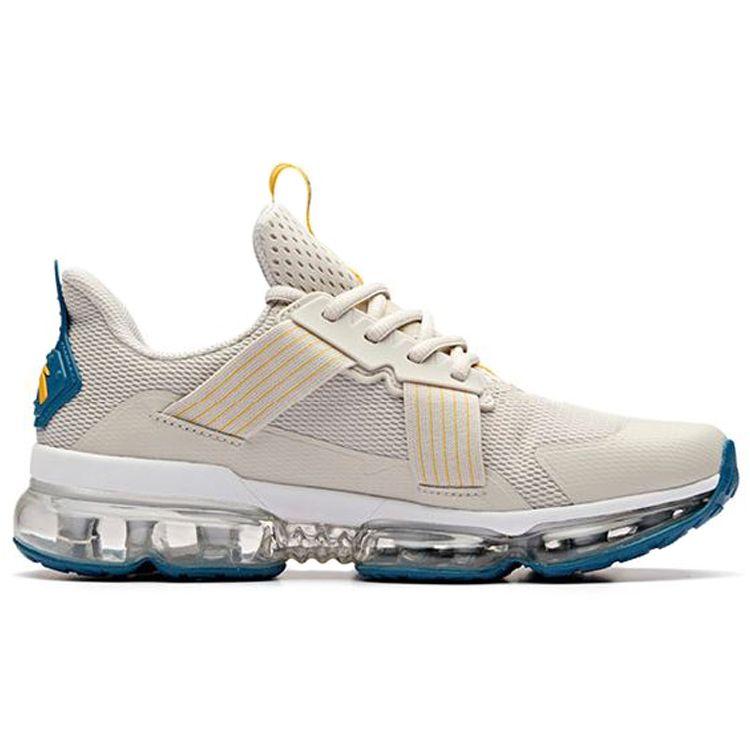 Anta Leading Full-Length Air Cushion Low-Top Running Shoes Men Running Shoes Gray Blue 91925502-1