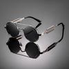 Unisex Steampunk Fashion Sunglasses with Trendy Colored Lenses