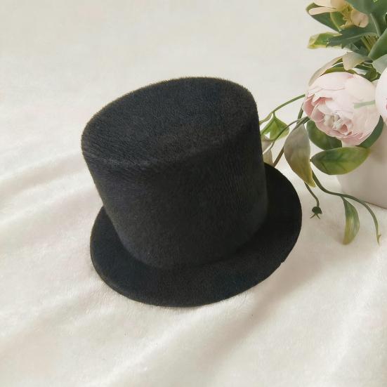 Mini Zylinder Miniatur Formhüte Partyhüte für Puppen Schneemänner DIY Basteln Weihnachten