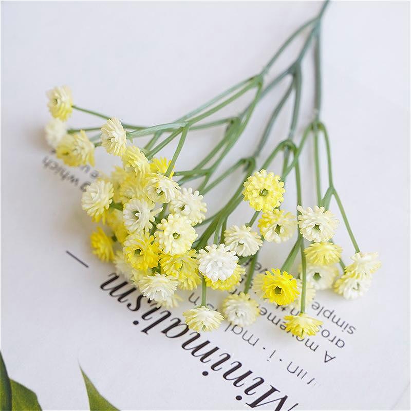 Artificial Baby Breath Flowers 22cm,Mini Baby's Breath Bouquet Fake Gypsophila Flowers for Wedding Party Home Garden Decoration,1pc