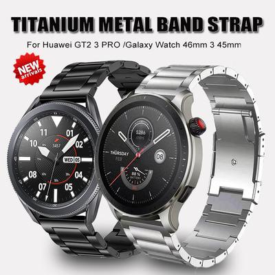 16 18mm 22mm 20mm Titanium Metalen Band Riem Voor Huawei Watch 3Pro 46mm GT2/2e Horlogeband voor Samsung Galaxy Watch 3 45mm Armband