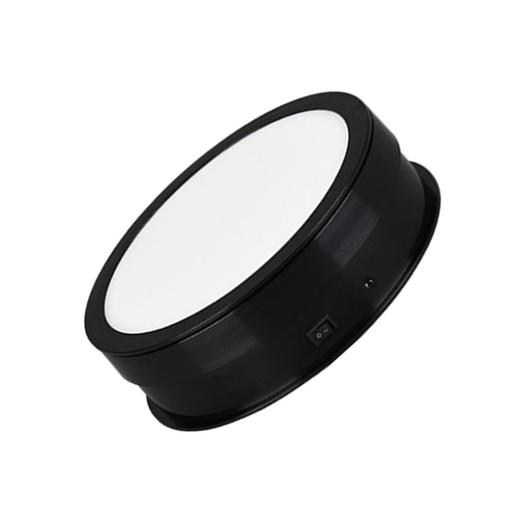 20cm Motorized Rotating Display Stand Rotating Turntable 10kg 22lbs Load Capacity 360 degrees Rotatable Display