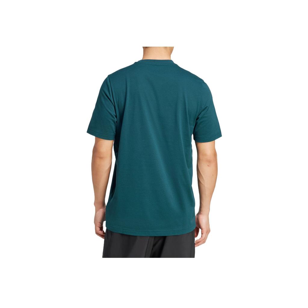 Adidas Heritage Graphic Tee Comfortable Fashion Trendy Versatile Short Sleeve T-Shirt Men Tops Aurora-Ivy-Green KA0997
