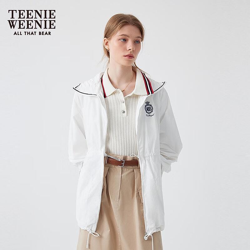 Teenie Weenie Women's 2025 Summer Hooded Sun Protection Jacket