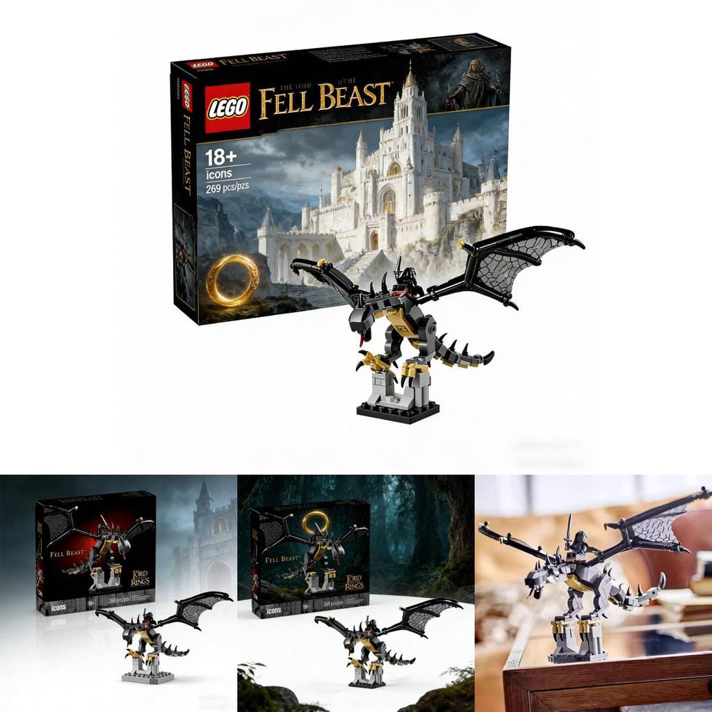 Lord Of The Rings Themed Building Blocks With 269 Pieces For Creative Play And Gift Giving