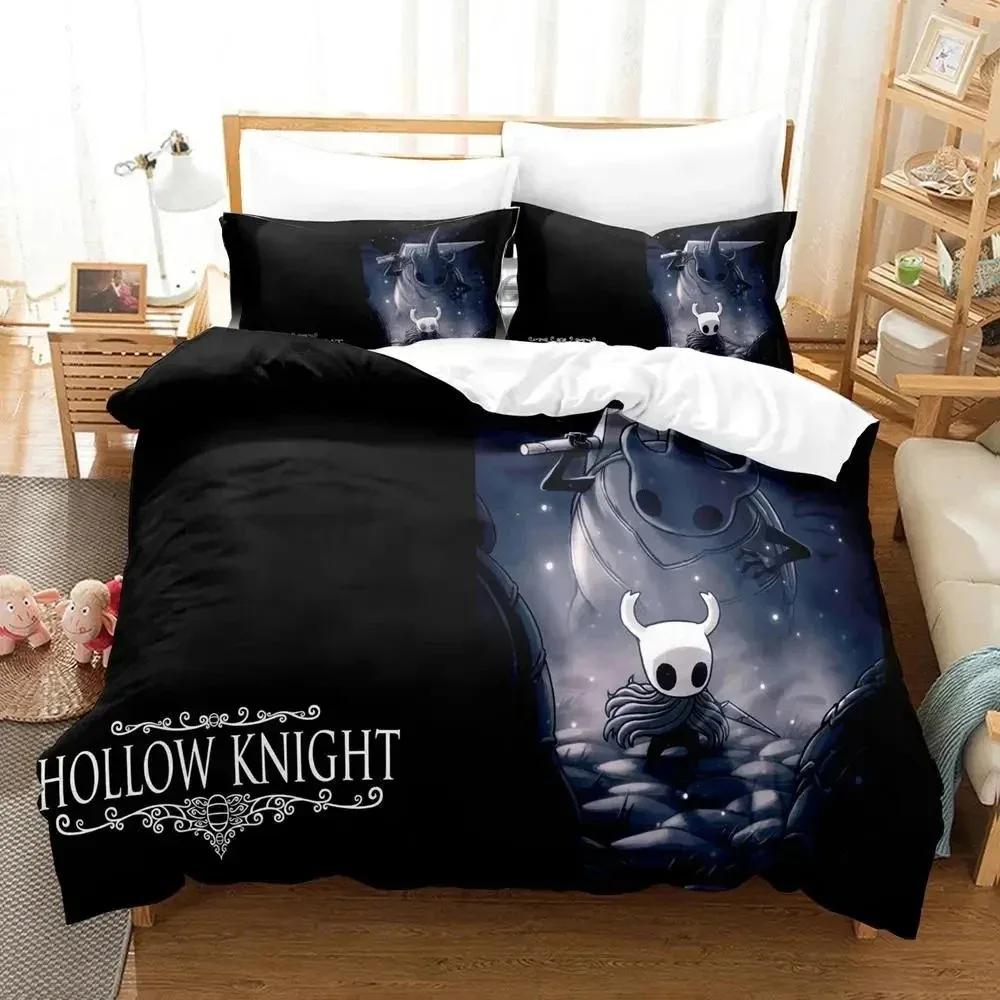 

Comforter Anime Game Hollow Knight Bedding Set Bed Set Comforter King Queen Size Boys Adult Bedding Set Comforter (quilt)-EU Single(135*200cm)3pcs