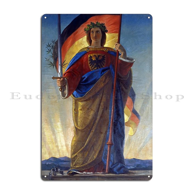 Giovanna d'Arco WW2 Cartello Metallico Club Pub Garage Decorazione Murale Classica Francia Giovanna d'Arco Cartello in Latta Poster