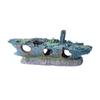 A Top Quality Aquarium Fish Tank Decorations Landscape Pirate Ship Wreck Ship Vintage Resin Design Boat Aquarium Accessorie Home