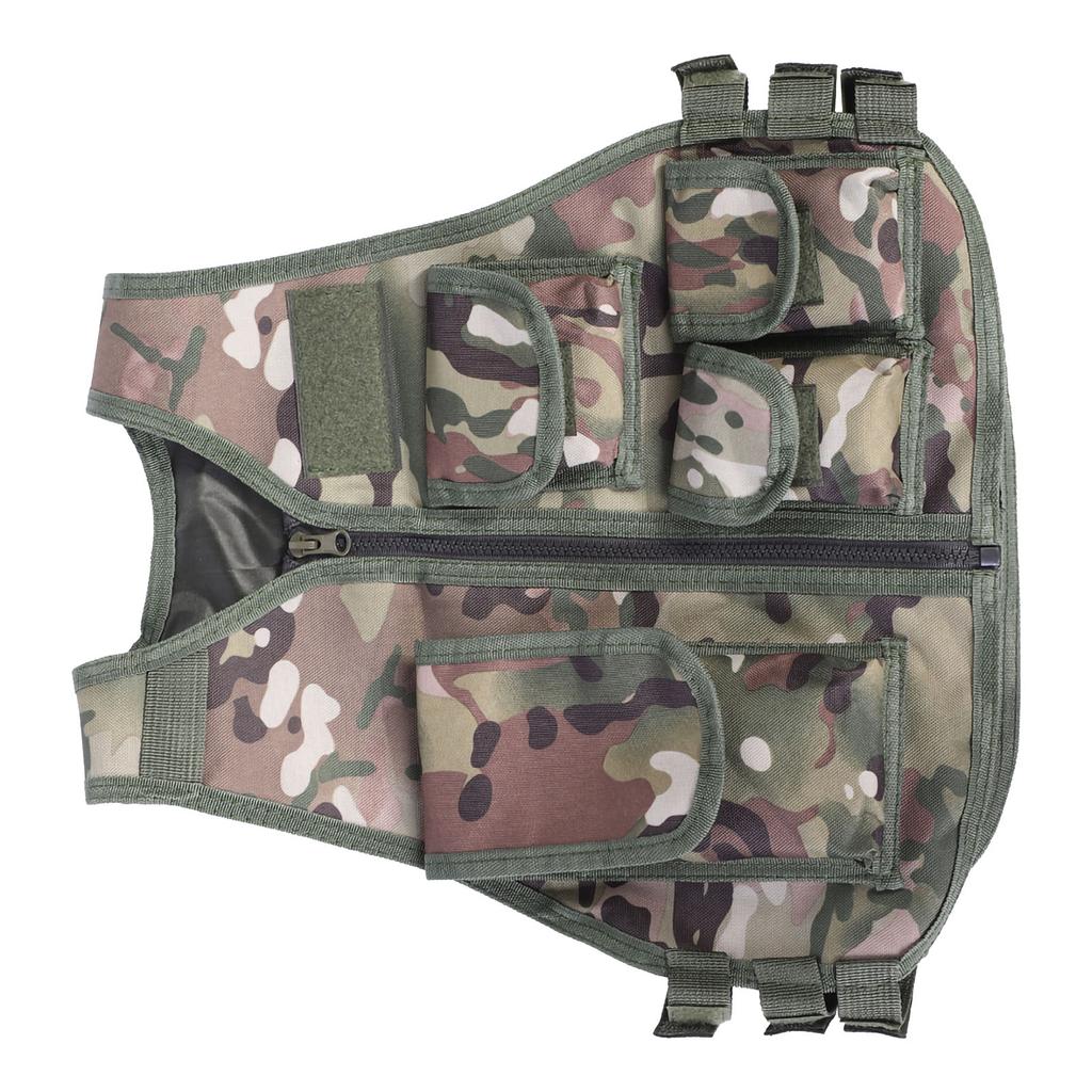 Children Waistcoat Military Camouflage Vest for Outdoors Games(Camouflage Color S)