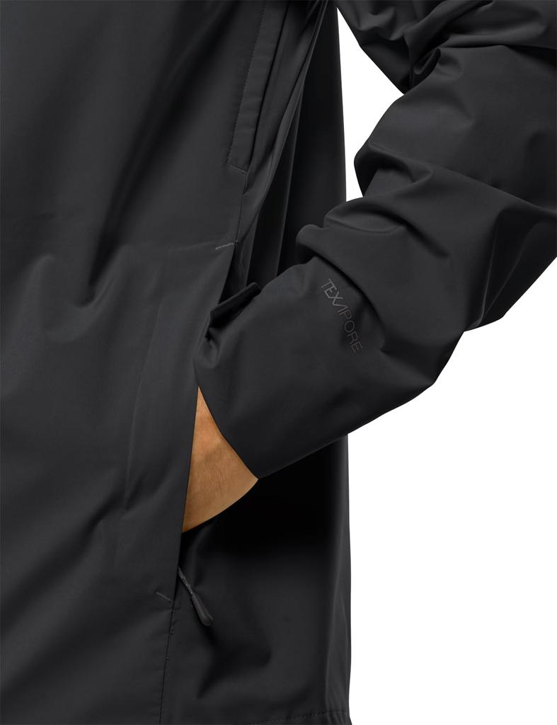 Wasserdichter und atmungsaktiver Bergparka ECOSPHERE Komplett HIGHEST PEAK 3L JKT High Performance Schwarz [Jack Wolfskin] Herren (TEXAPORE PRO