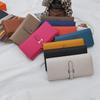 Litchi Grain Cowhide Women's Long Wallet: Large Capacity, Fashionable, Versatile Two-Fold Handbag