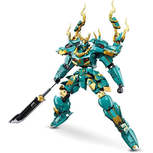 HIGH GODO Transforming Robot Building Set for Adults, 2 in 1 City Warrior Mech & Fighter Jet Building Toy Model, 952 Pcs Creative Collectible Gift