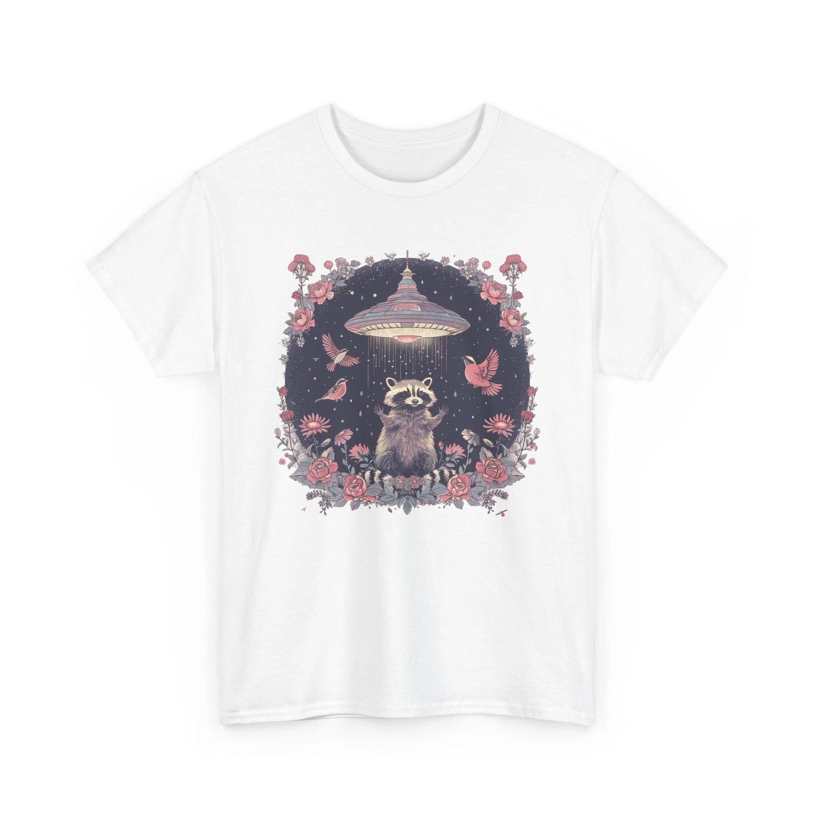 UFO Galaxy Shirt | Alien Graphic Tee for Sci-Fi and Space Fans L