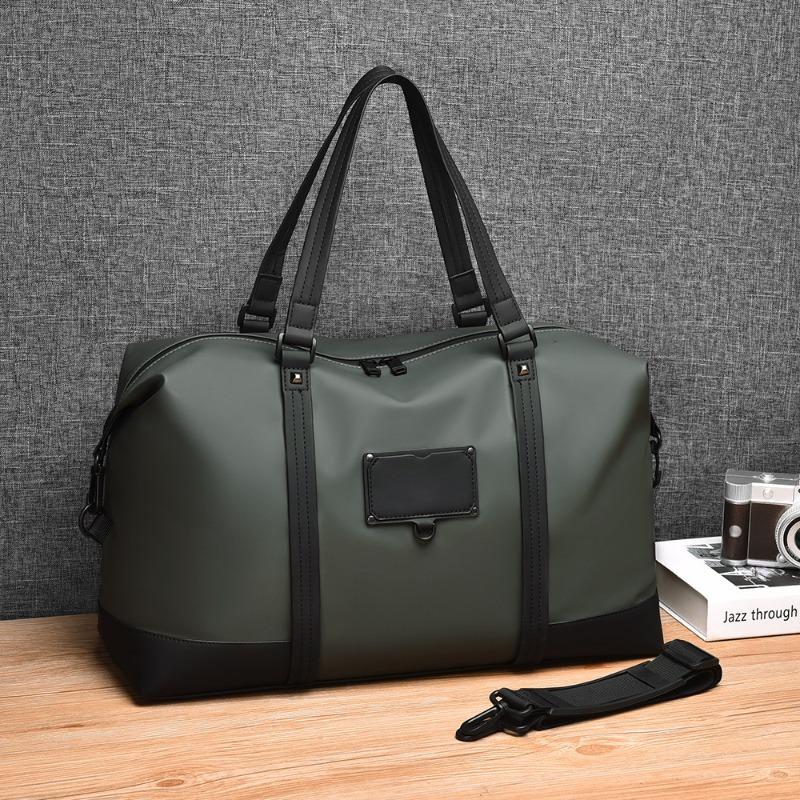 New Travel Bag Men's Portable Fitness Bag Large Capacity Training Bag Leisure Luggage Bag