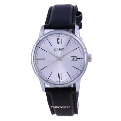 Silver Dial Stainless Steel Analog Quartz MTP-V002L-7B3 MTPV002L-7 Men's Watch