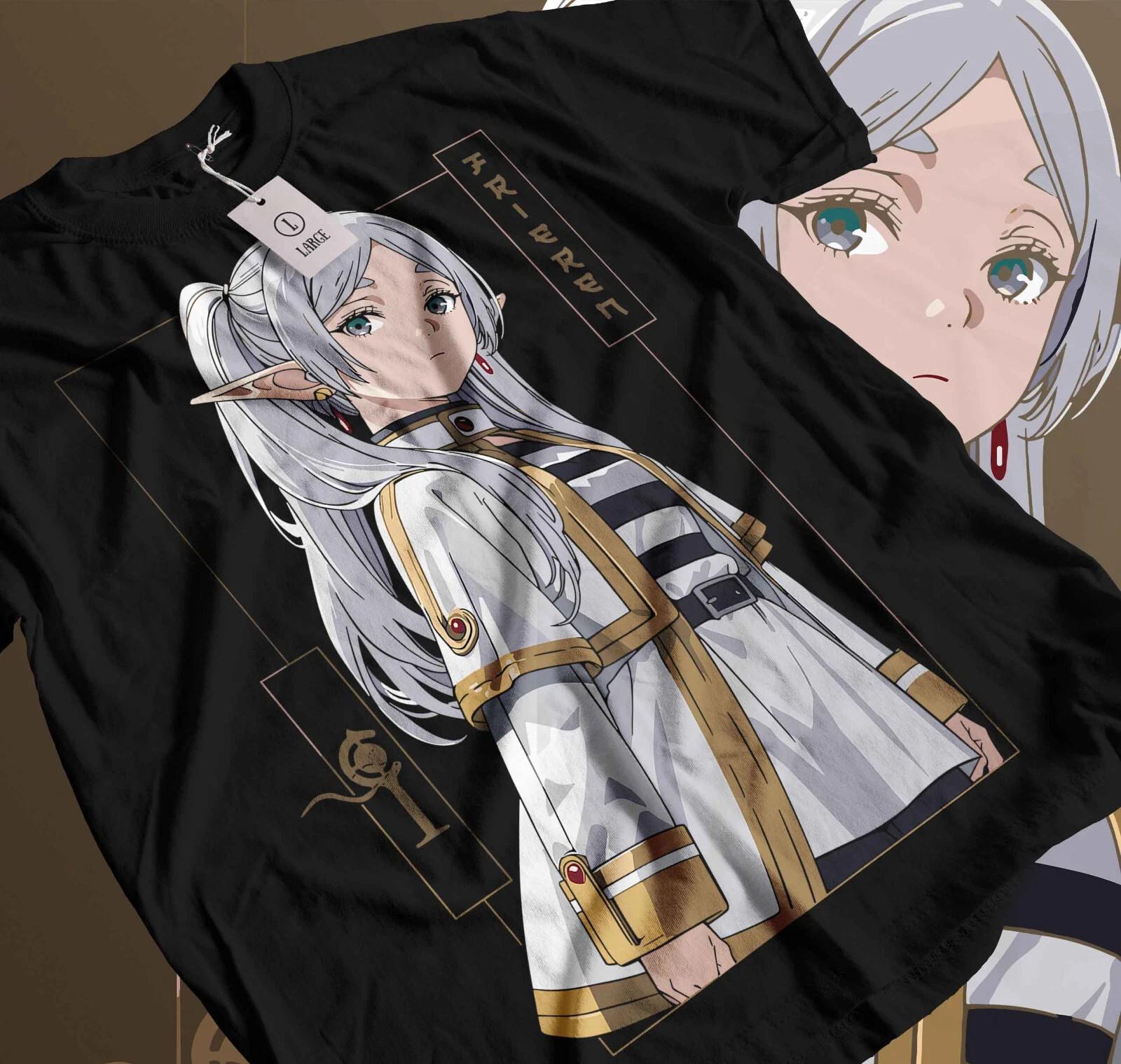 frieren beyond journey s end T Shirt Mens Womens Tees Top, anime fern stark girl fan waifu lot XL