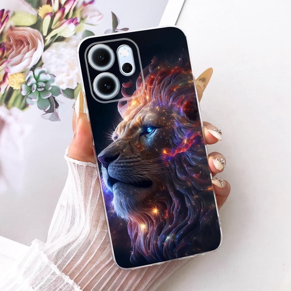 For Oppo Reno 14 Pro Case Reno14 F 5G Colorful Flowers Painted Cover Soft Slim Phone Case For Oppo Reno 14F Reno14 FS Pro Fundas