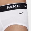 Nike Dri-Fit Essential Strečové Pohodlné K pokožce Šetrné Rychleschnoucí Pánské spodní prádlo 3-pack Bílé DV3961-100