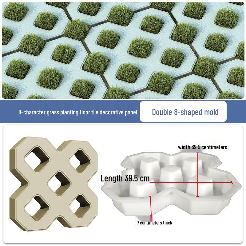 Garden Cement Tile Mold for Outdoor Stepping Stones