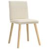 VidaXL Chaises à manger lot de 2 Lin, chaise, chaise de salon, chaise d'accent, chaise de cuisine, siège de salle à manger, 4101266