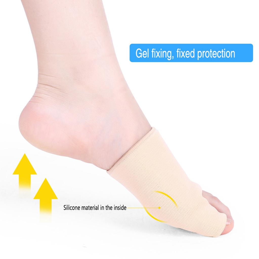 1 Pair Breathable Shock Absorbent Big Toe Bunion Correctors Hallux Valgus Straighteners
