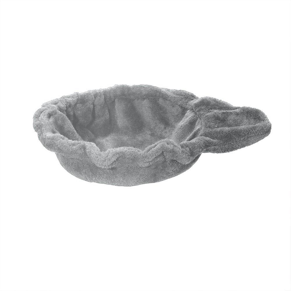 Comfortable Hanging Cat Nest Soft Plush Cat Basket Solid Color Basketball Net Cat Sleeper  Indoor