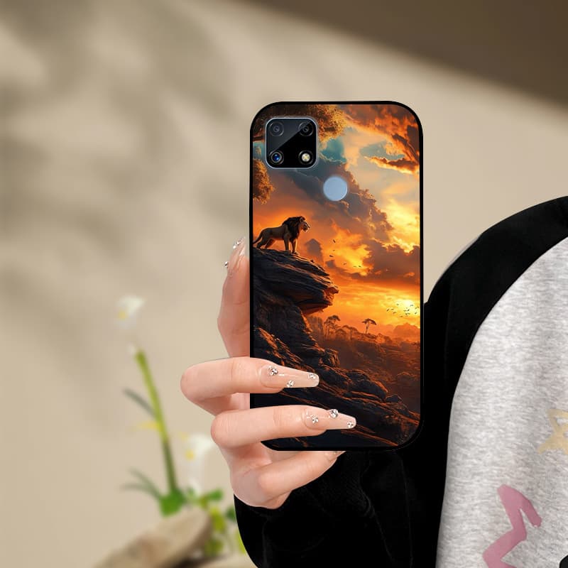 Silicone Phone Case For Realme C25s C25 Cover Painted Soft  For Realme C25 C25S C21 C21Y C25Y Phone Case RealmeC25s C 25 s Funda
