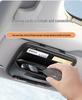 Multi-Functional Car Sun Visor Organizer: Glasses Case, Card Holder, Ticket Clip