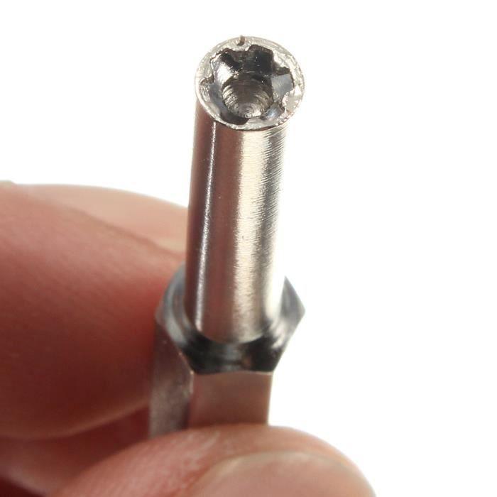 Set 3.8mm+4.5mm 2 embout Tournevis Jeu Console Gamebit sécurité pr nintendo n64