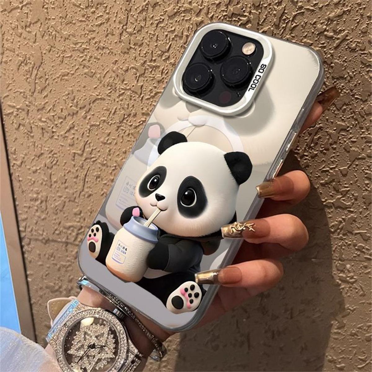 

3D Funny Mobile Phone Case Magnetic Suction for Ip16pm for Apple Magnetic Suction Mobile Phone Case For iPhone 17PROMAX