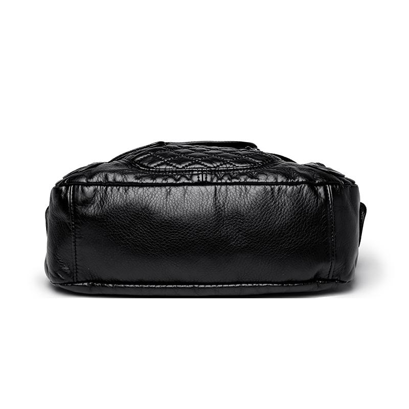 Ny Mode Casual Tote Väska Damhandväskor Mjukt Läder Axelväskor Vintage Stor Kapacitet Crossbody Väska Handväska För Damer