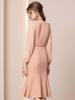 Zhi Li French Elegant Mermaid Dress with Coat - Long-Sleeve Style for Important Occasions