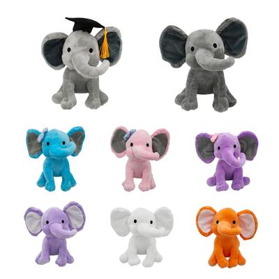 Elephant Throw Pillow Children's Doll Decoration Cartoon Butterfly Like Stuffed Toy Christmas Gift Holiday Congratulations Throw Pillow Toy