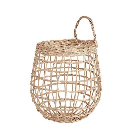 

Изысканная корзина для хранения, практичная, прочная, несущая держатель для фруктов, овощей, имбиря, чеснока, предметы домашнего обихода, экономия места S