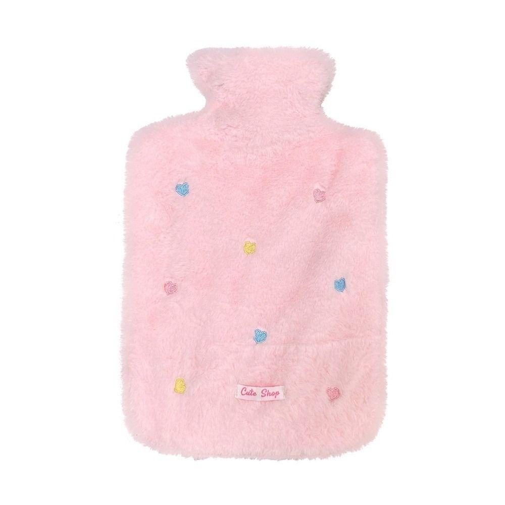 2000ML Hot Water Bottle Plush Belly Warmer Portable Hand Warmer Winter
