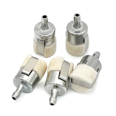 5 Pieces Wool Material Fuel Filter for Garden Machinery Chainsaw Brush Cutter
