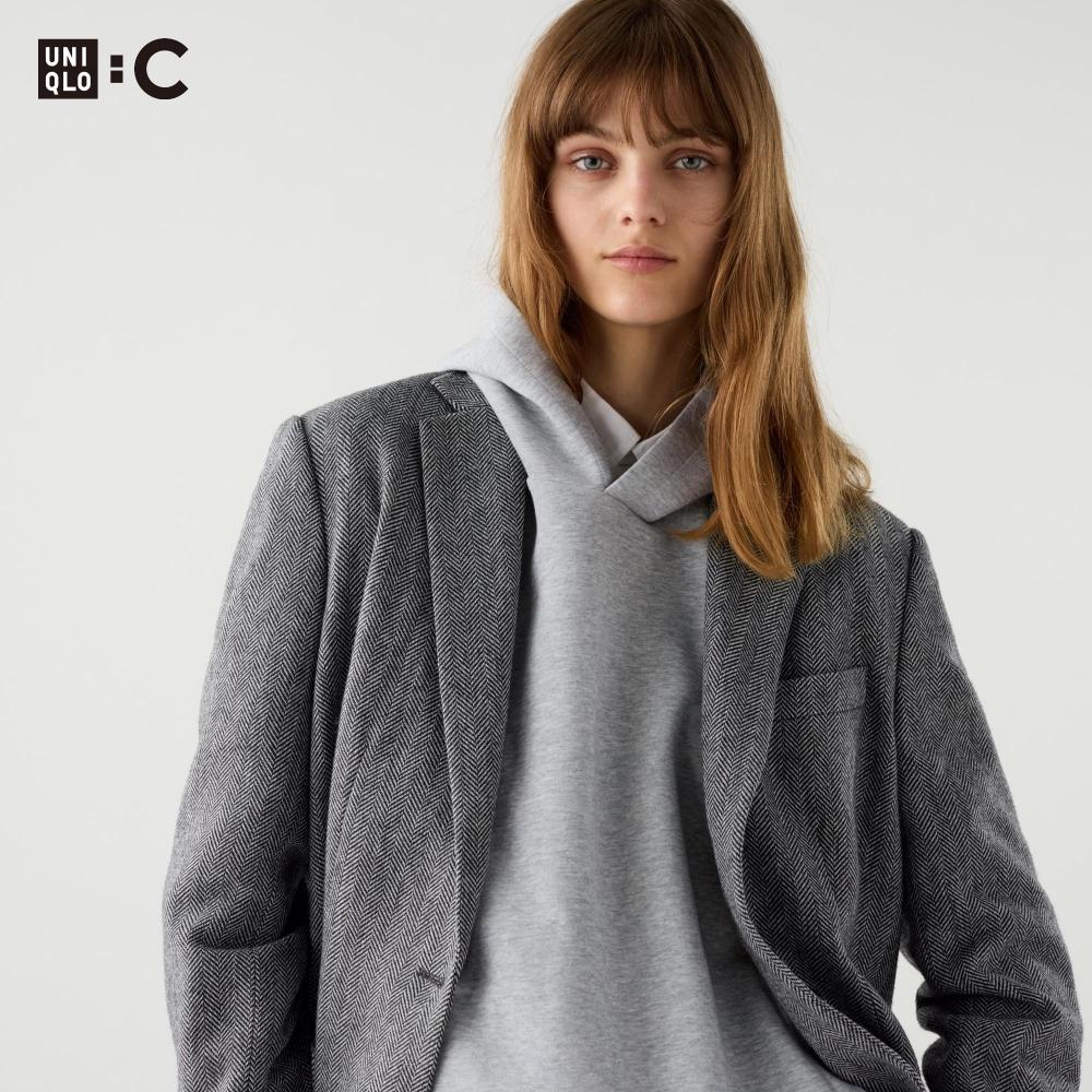 

Куртка оверсайз из твида UNIQLO может быть установлена