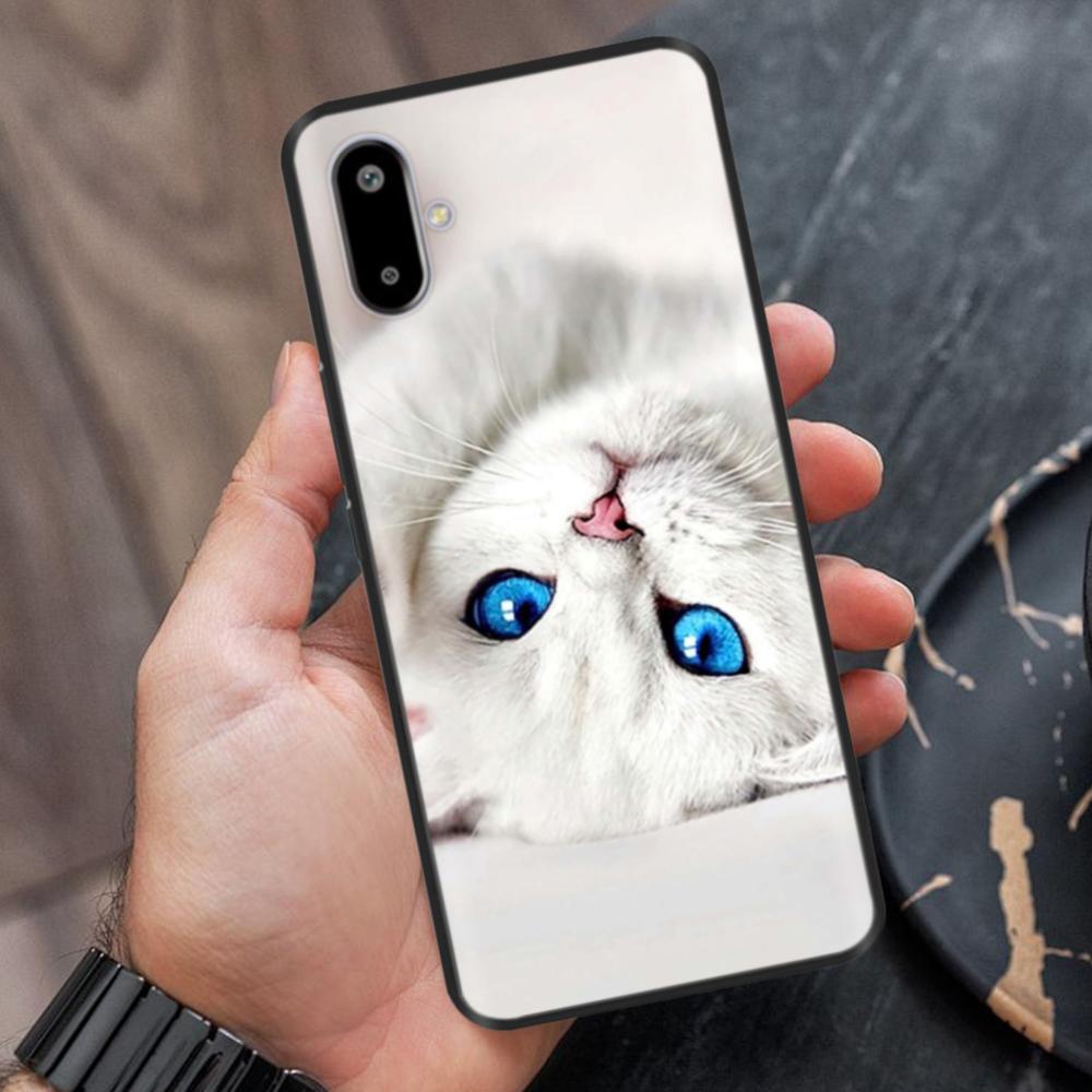 Case For Samsung Galaxy M06 Case 6.74" Cute Flower Cover Soft Silicon Matte Protective Fundas For Samsung F06 Bags Cartoon Shell
