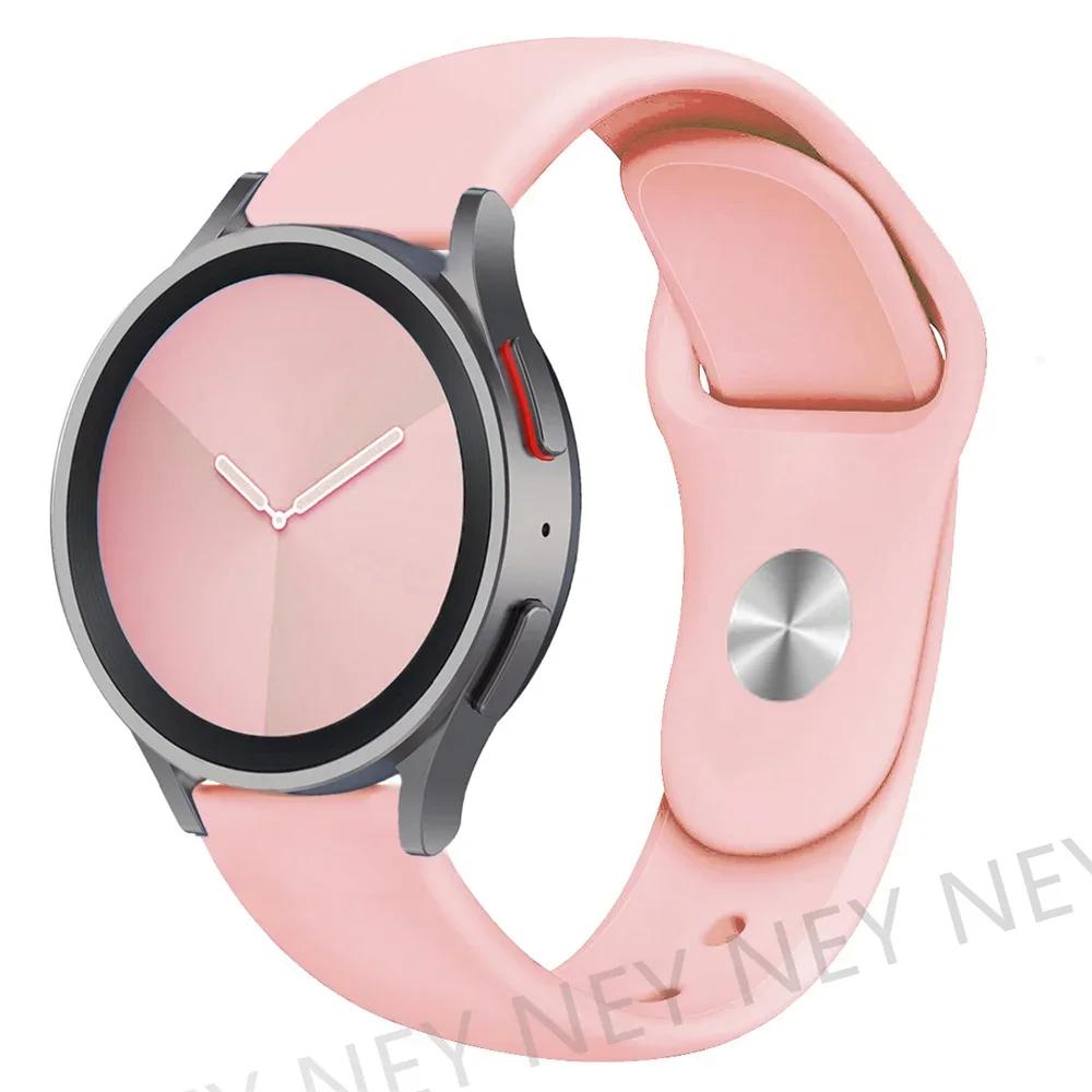 Silicone Strap For Samsung Galaxy Watch 6/5/5 pro/4/Classic/Active 2/Gear S3 20mm 22mm Sport Bracelet Huawei GT 2/e/3/4 Pro Band