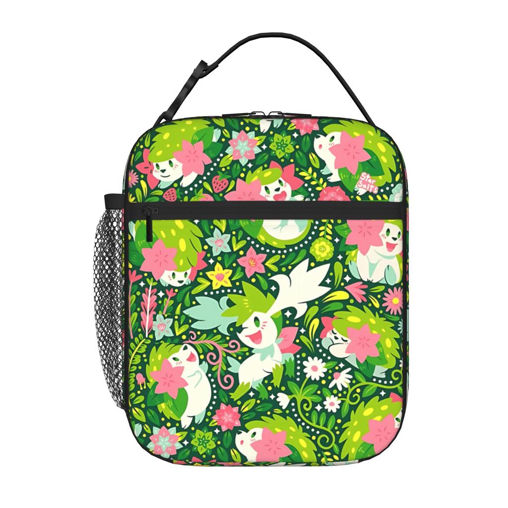 Cartoon Pokemon Theme Large Capacity Thermal Insulation Lunch Bag Ice Pack Rice Bag Storage Picnic Bags Tote