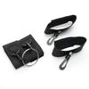 BDSM Leather Restraints Set for Couples – Black Handcuffs with Ankle Cuffs Adjustable Bondage Wrist Ankle Cuffs Adult Toy