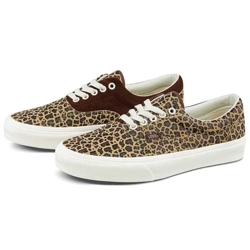 Vans Era Low Top Retro Skate Shoes Unisex Brown Leopard Print Vans VN0A5EFN5DQ