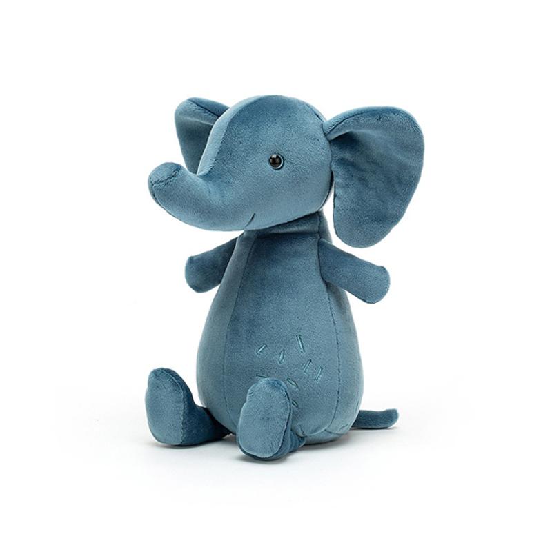 

JELLYCAT Jungle Animals WODDLETOT Woodtote Elephant Blue Doll Plush Doll 23cm