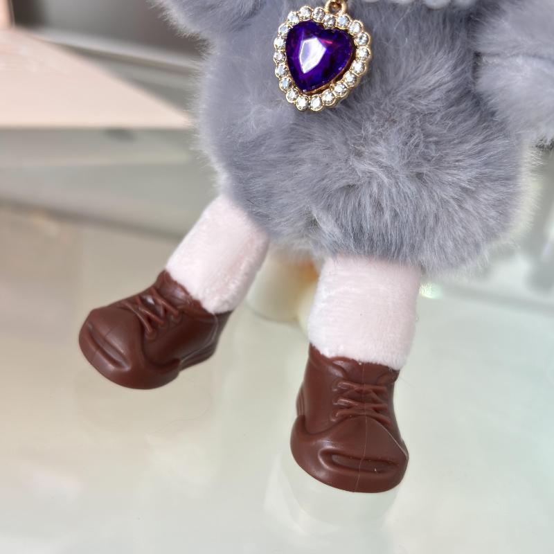 Cute Fluffy Lamb Plush Keychain With Boots Keyring Lovely Sheep Doll Keyring Bag Pendant Decoration For 2027 New Year Gifts